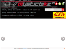 Tablet Screenshot of mysticbike.cz